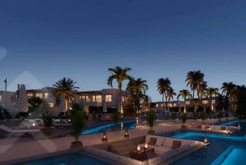 شاليه 105م للبيع في هاسيندا ويست بالم هيلز - الساحل الشمالي